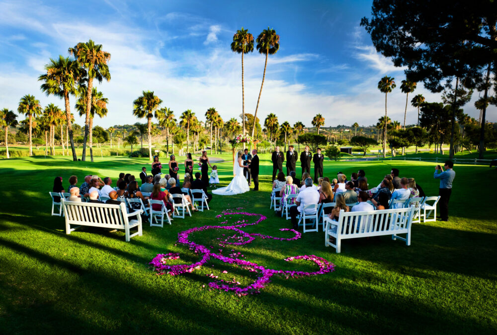 a wedding on the grounds